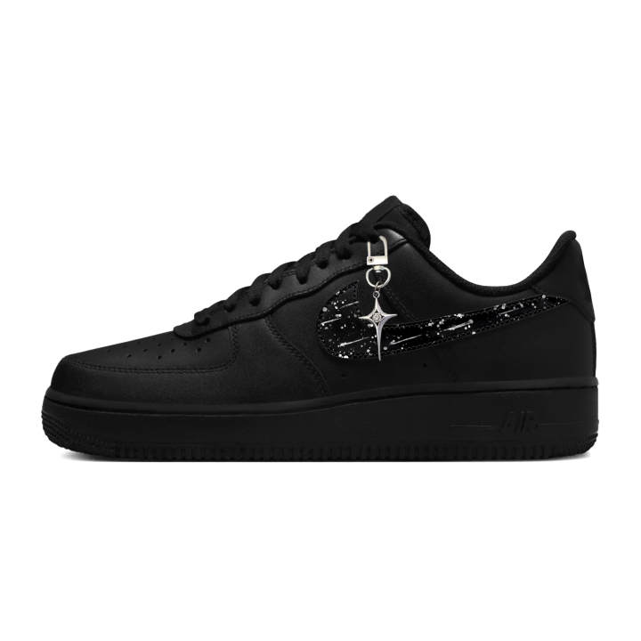 Nike Nike Air Force 1 Skateboard Shoes Unisex Low Top Black & White