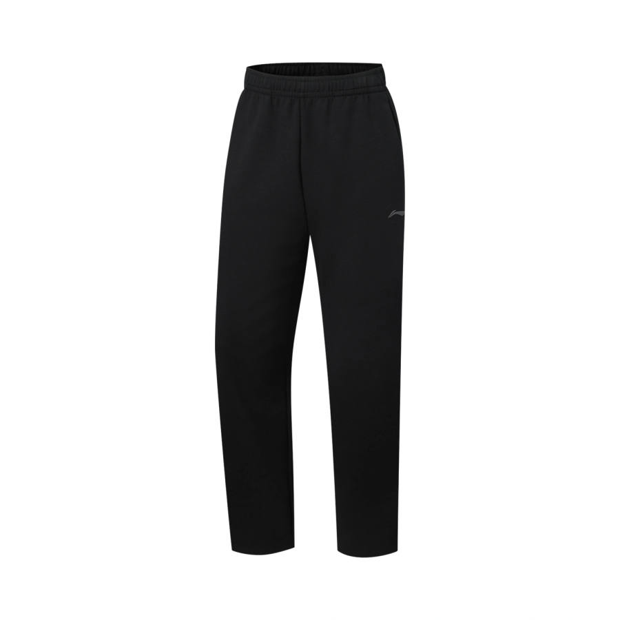 Li-Ning Li Ning Fitness Series Knitted Sweatpants Men's Black Moderate Straight Fit Pants
