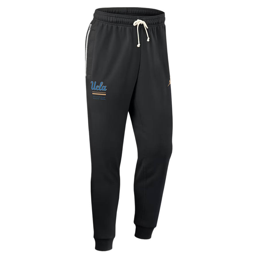 Jordan Jordan Dri FIT Knitted Sweatpants Men's Black Moderate Tapered Pants