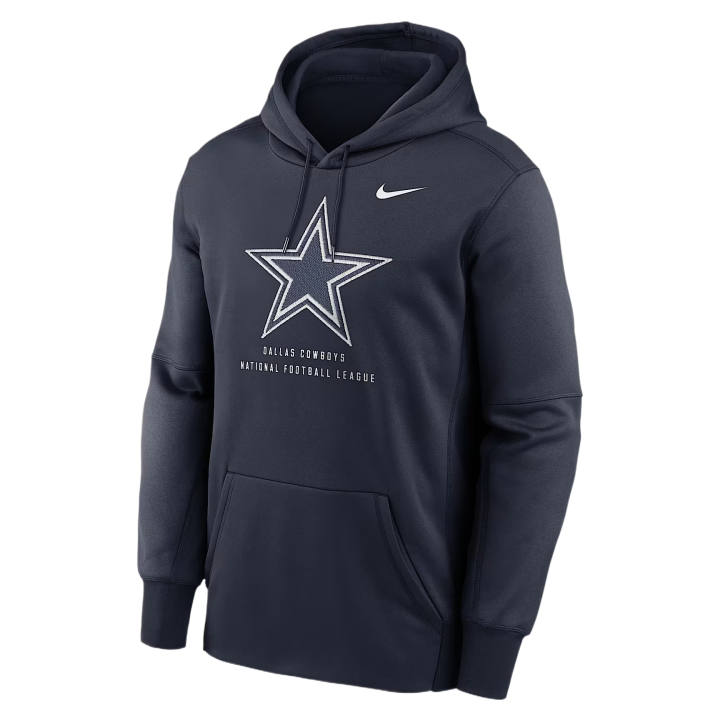 Nike Nike Therma Sweatshirts Men's Marine Blue Hooded Non Detachable Moderate