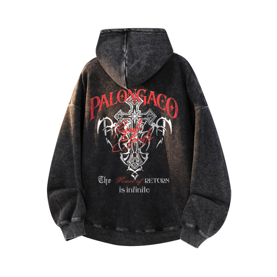 PAL ONGACO Sweatshirts Unisex Hooded Non Detachable Moderate Straight Fit