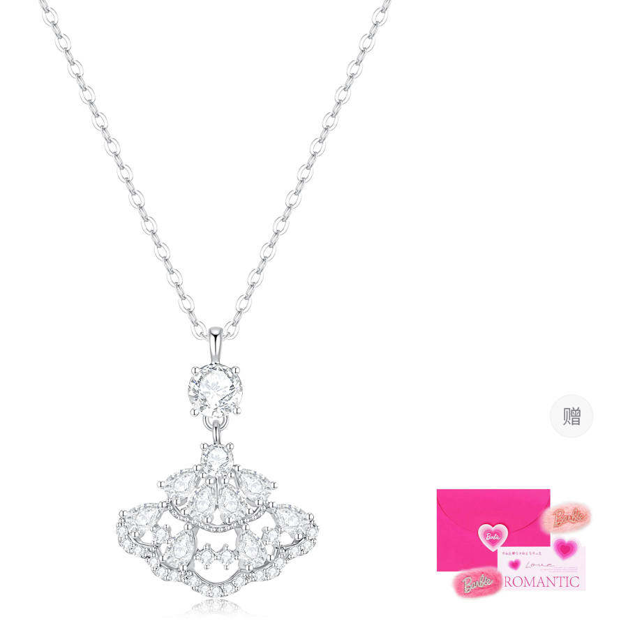 Barbie Crystal Necklaces Women's