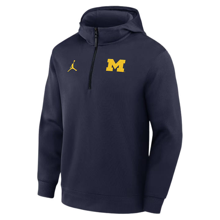 Jordan Jordan Dri FIT Sweatshirts Men's Marine Blue Hooded Non Detachable Moderate
