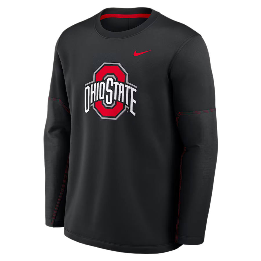 Nike Nike Therma FIT T Shirts Men's Black/University Red Crew Neck