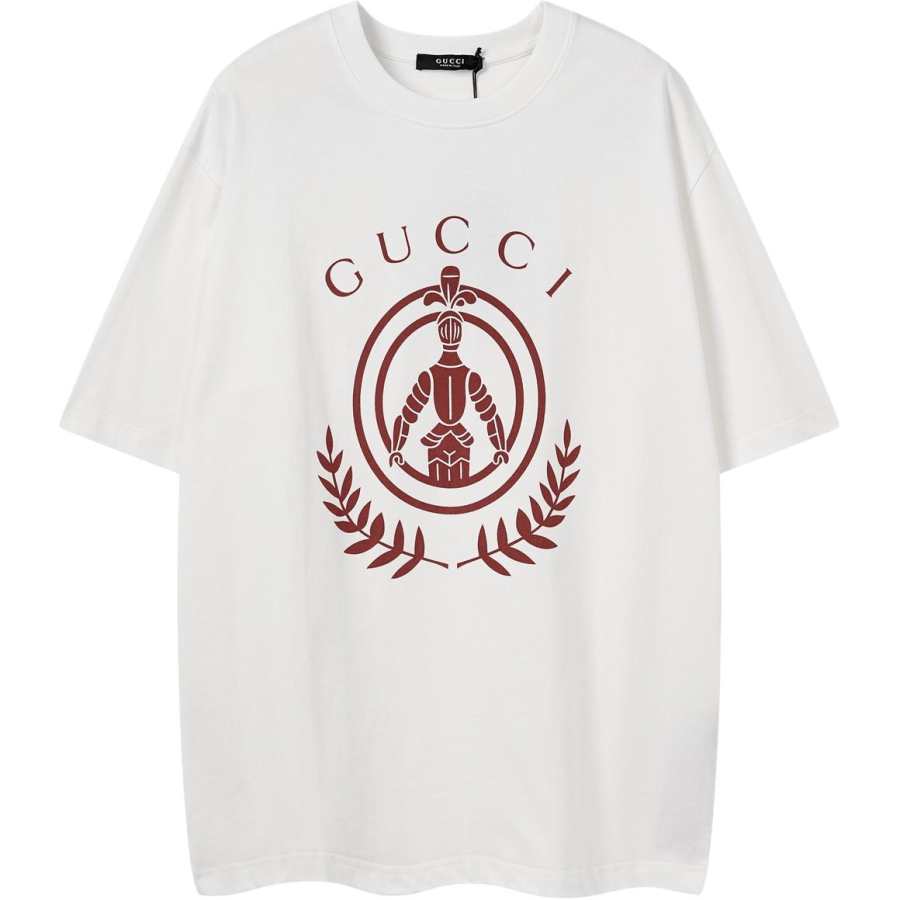 GUCCI T Shirts Unisex White Crew Neck Moderate Other