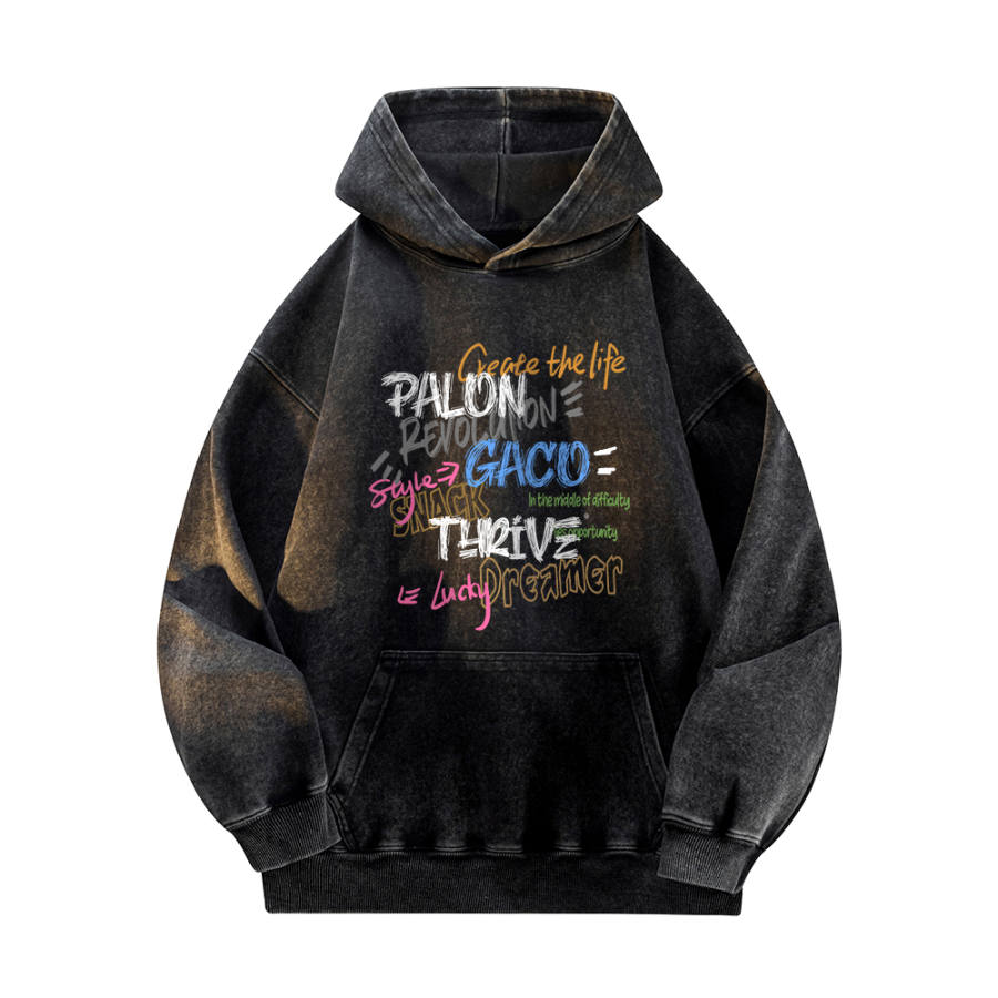 PAL ONGACO Sweatshirts Unisex Hooded Non Detachable Moderate Straight Fit