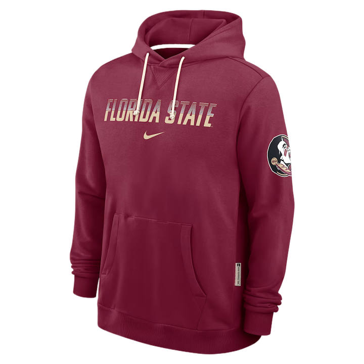 Nike Nike Dri Fit College Sweatshirts Men's Chestnut Team Hooded Non Detachable Moderate