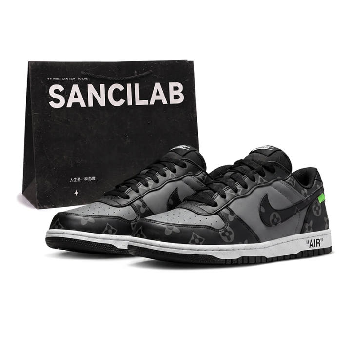Nike Nike Big Low Lux Skateboard Shoes Men's Low Top Gray