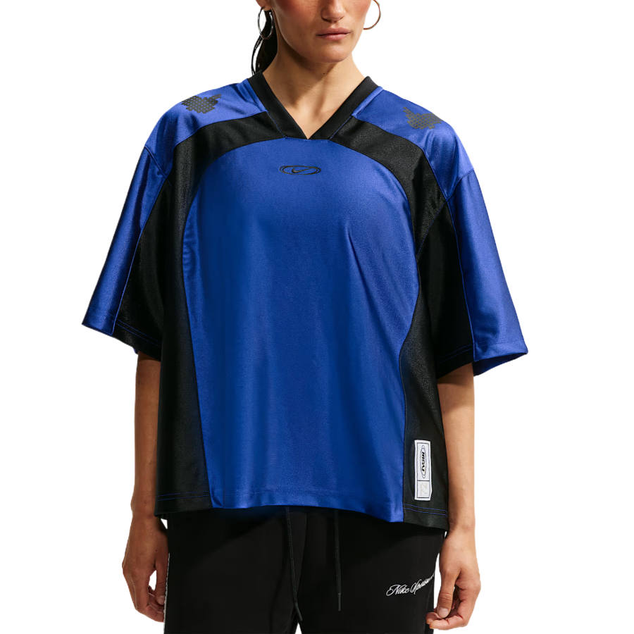 Nike Nike Sportswear T Shirts Women's Old Royal/Black/Black/Black V Neck