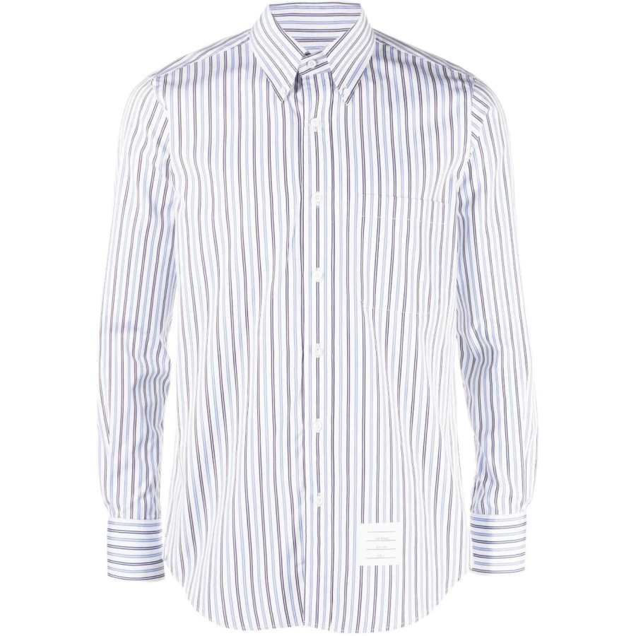 THOM BROWNE THOM BROWNE Striped Buttoned Shirt