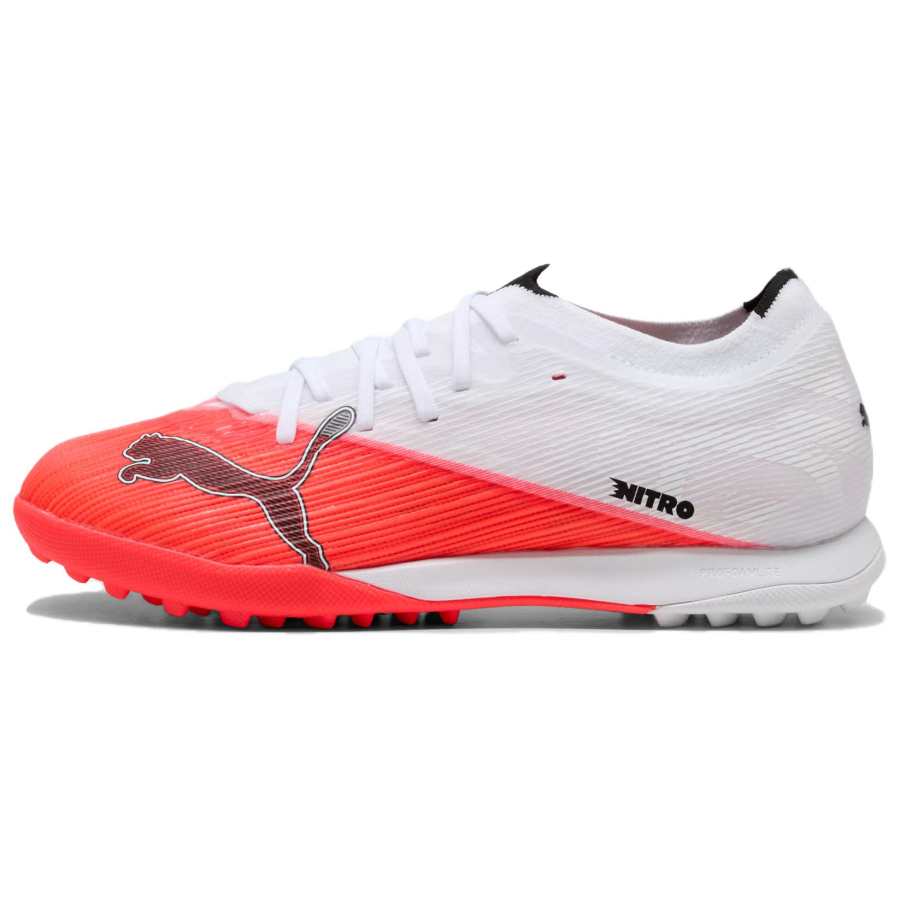 PUMA Ultra Nitro 7 Soccer Shoes Unisex Low Top Ultra Red PUMA Black PUMA White
