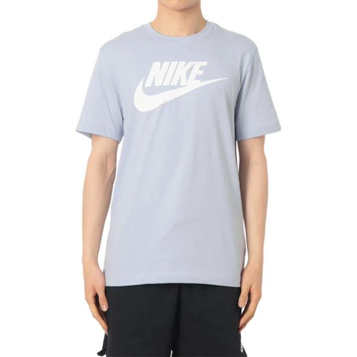 Nike Nike T Shirts Men's Gray Blue Crew Neck