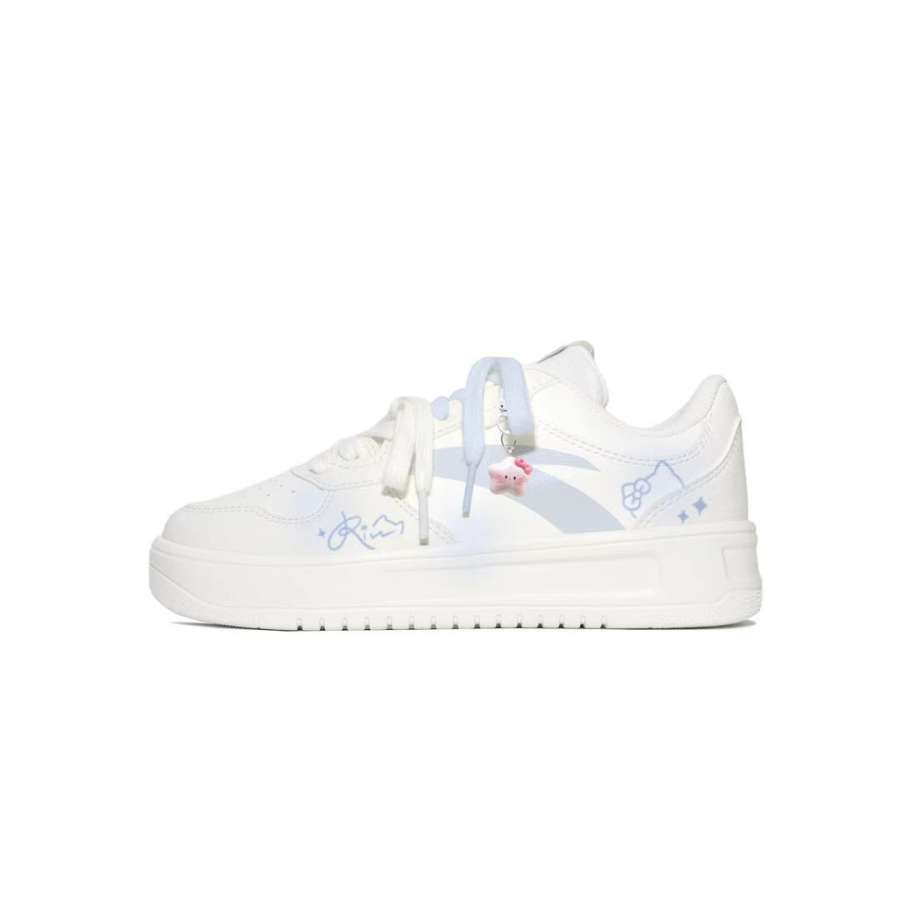 ANTA Easy Skateboard Shoes Women's Low Top Blue