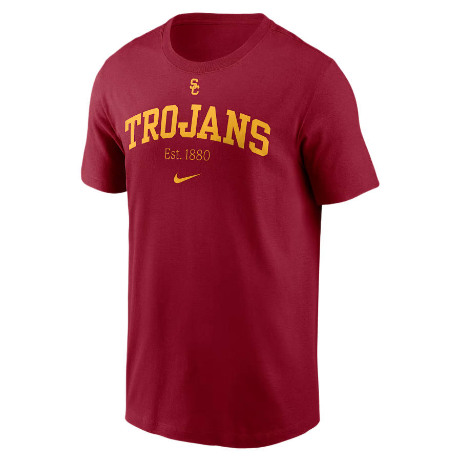 Nike Nike College T Shirts Men's Stanford Cardinal Crew Neck Moderate