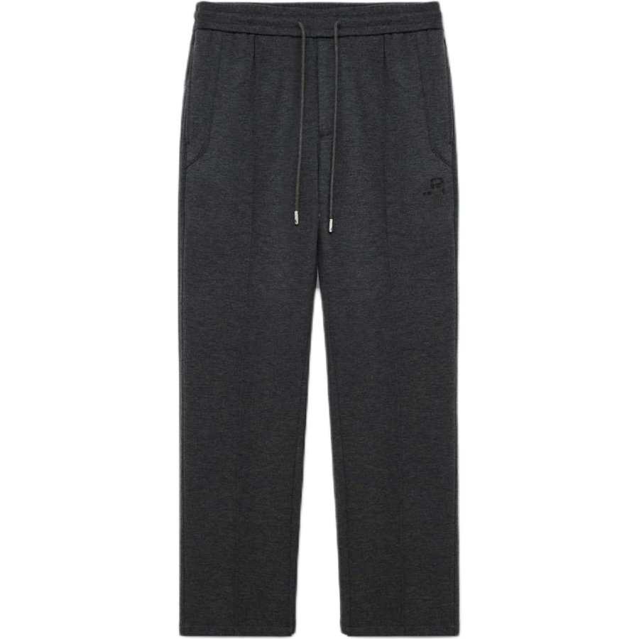 KARL LAGERFELD / Karl Lagerfeld Jeans Knitted Sweatpants Men's Gray Moderate Straight Fit Pants