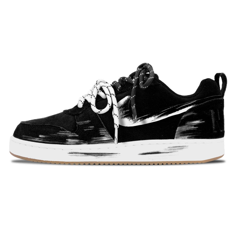 Nike Nike Court Borough Skateboard Shoes Men's Low Top Black/White