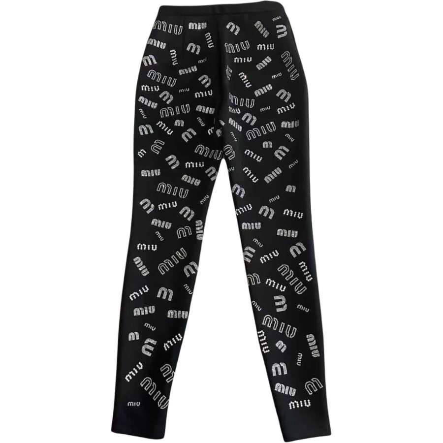 MIU MIU Casual Pants Women's Black Moderate Other