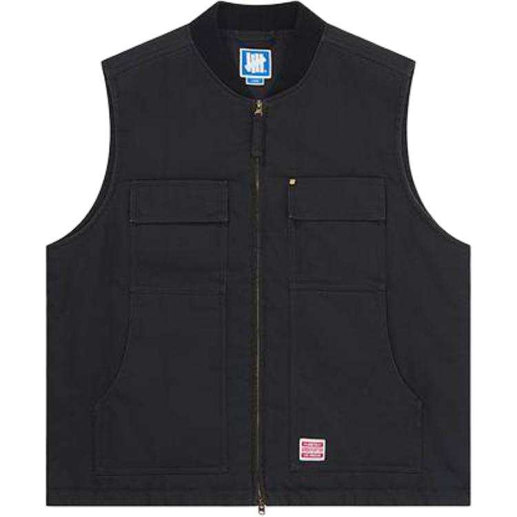 UNDEFEATED UNDEFEATED Vests Unisex Stand Collar