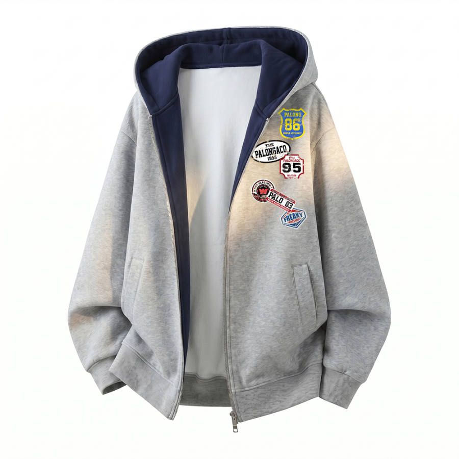 PAL ONGACO Sweatshirts Unisex Hooded Non Detachable Moderate Straight Fit