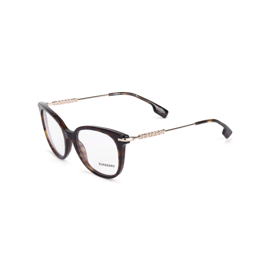 Burberry Burberry Irregular Shape Eyeglass Frames Men's Brown