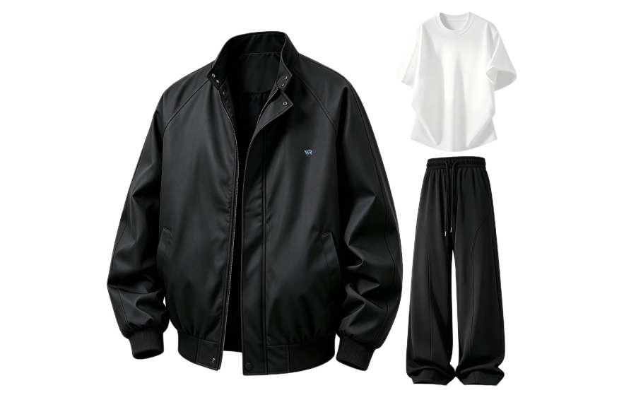 WARRIOR Casual Sportswear Unisex Stand Collar Moderate