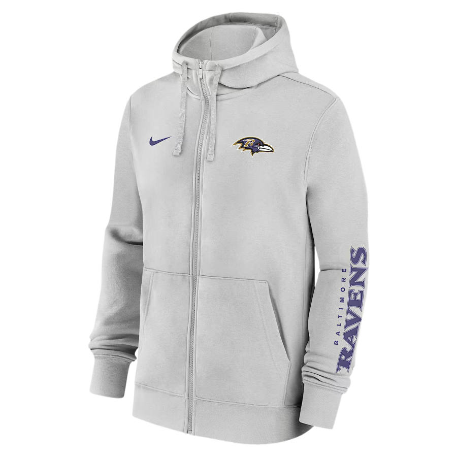 Nike Nike NFL Sweatshirts Men's Gray Hooded Non Detachable Moderate