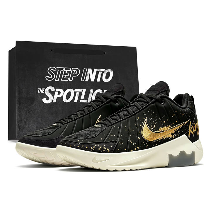 Nike Nike LEBRON WITNESS IX Basketball Shoes Men's Low Top Black/Gold