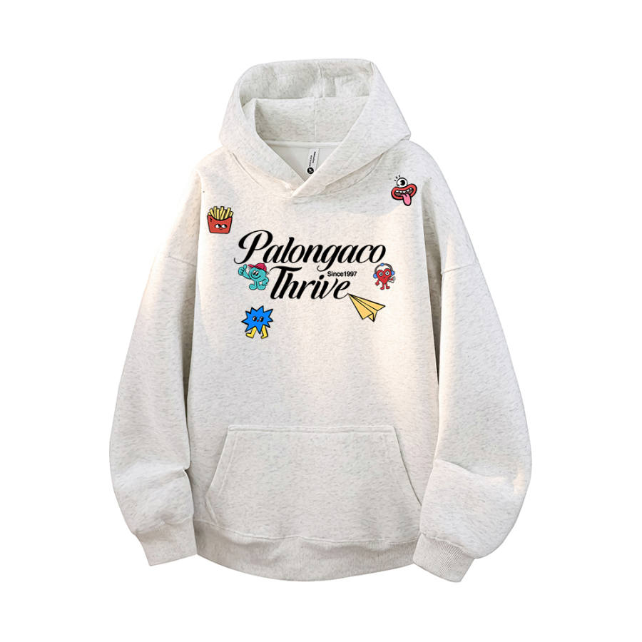 PAL ONGACO Sweatshirts Unisex Hooded Non Detachable Moderate Straight Fit