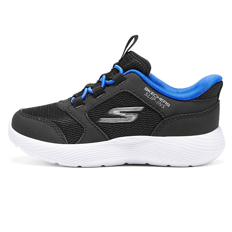Skechers Kids BOYS Abrasion Resistant, Lightweight Cushioning, Slip Resistant, Anti Kick Low top Toddler Shoes Black