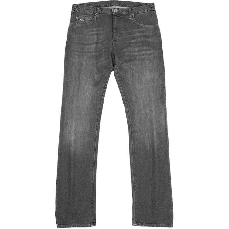 EMPORIO ARMANI Jeans Men's Gray Moderate Straight Fit Pants