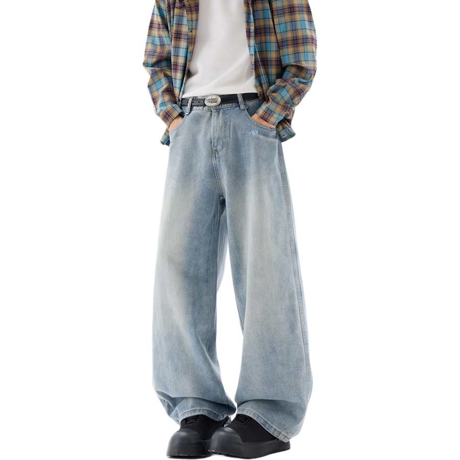WARRIOR WARRIOR Jeans Unisex Thin Straight Fit Pants