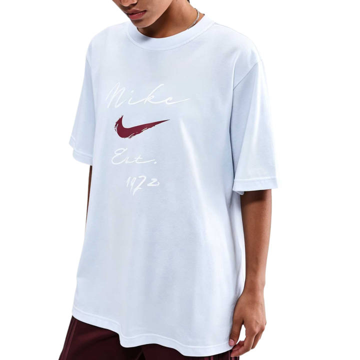 Nike Nike Sportswear Essentials T Shirts Women's Celestial Blue Crew Neck Moderate