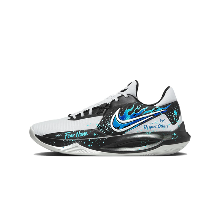 Nike Nike Precision 6 Basketball Shoes Men's Low Top Gray/Blue