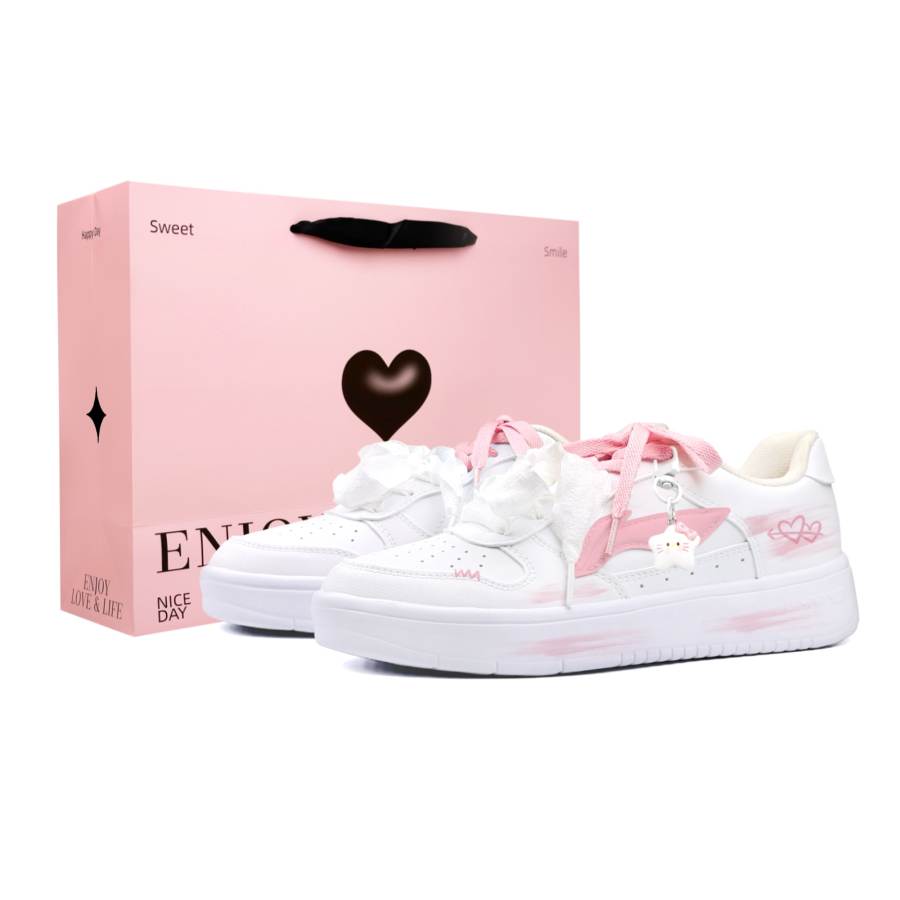 Li-Ning Li Ning Floating Boat Skateboard Shoes Women's Low Top Pink/White
