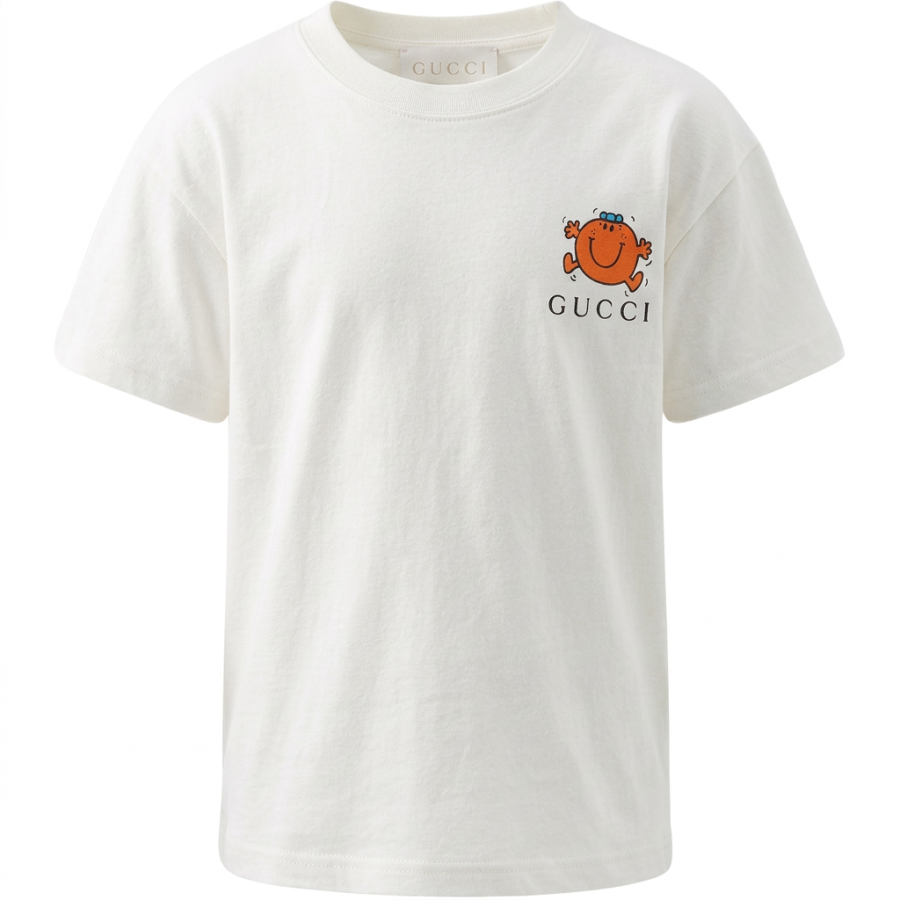GUCCI Baby T Shirts Crew Neck Moderate