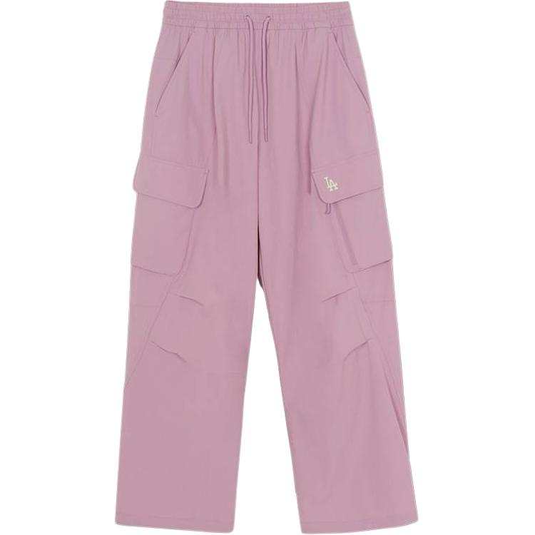 MLB Cargo Pants Unisex Los Angeles Dodgers/Lavender Moderate Wide Leg Pants