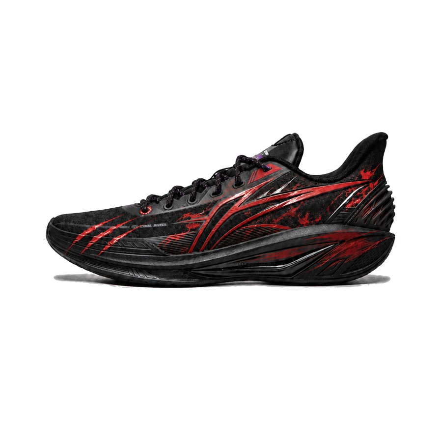 Li-Ning Li Ning Light Speed 4 Basketball Shoes Men's Low Top Black/Red