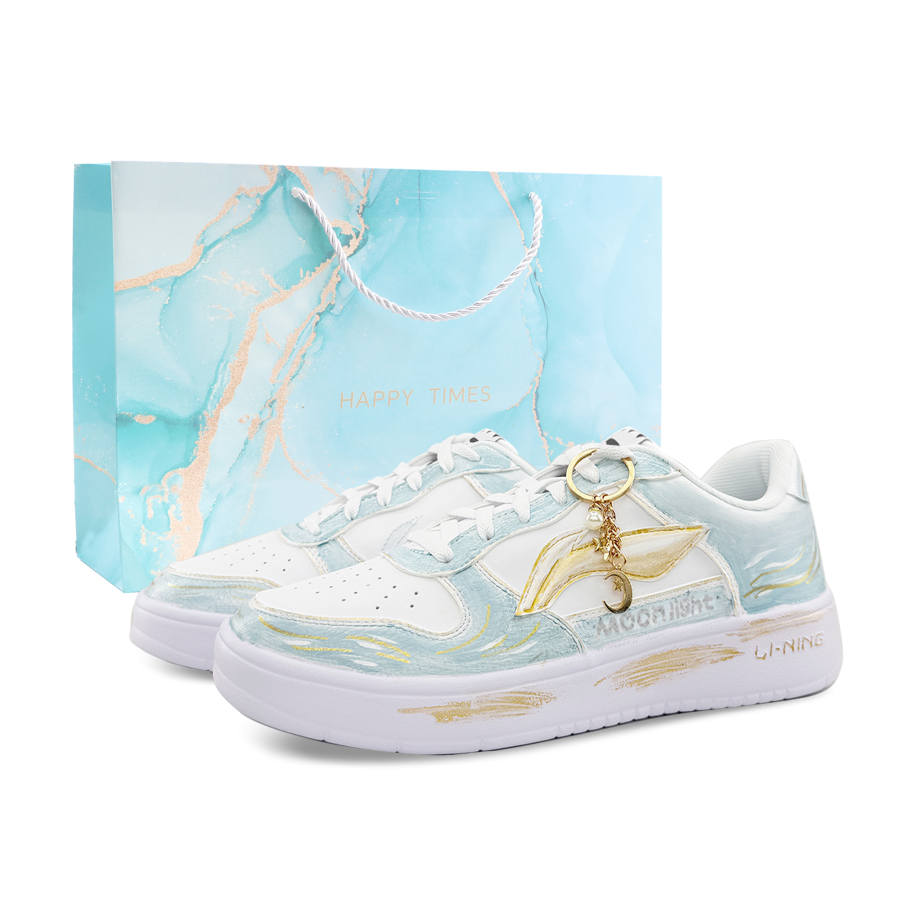 Li-Ning Li Ning Floating Boat Skateboard Shoes Men's Low Top Gold/Blue