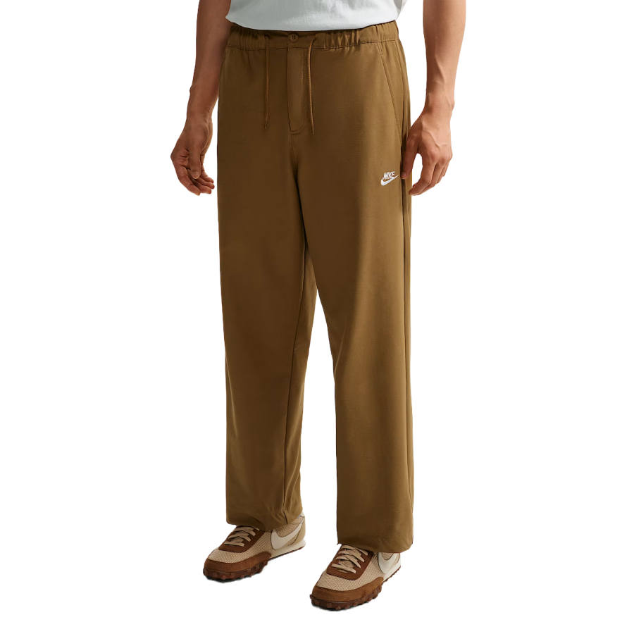 Nike Nike Sportswear Club Knitted Sweatpants Men's Light Brown/White Moderate Straight Fit Pants