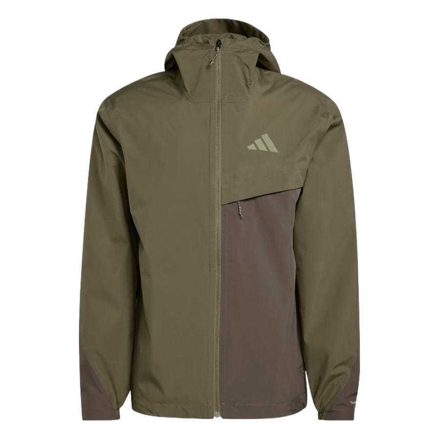 Adidas Adidas Jackets Men's Olive Strata/Dark Shadow Olive/Tent Green Hooded Non Detachable Moderate