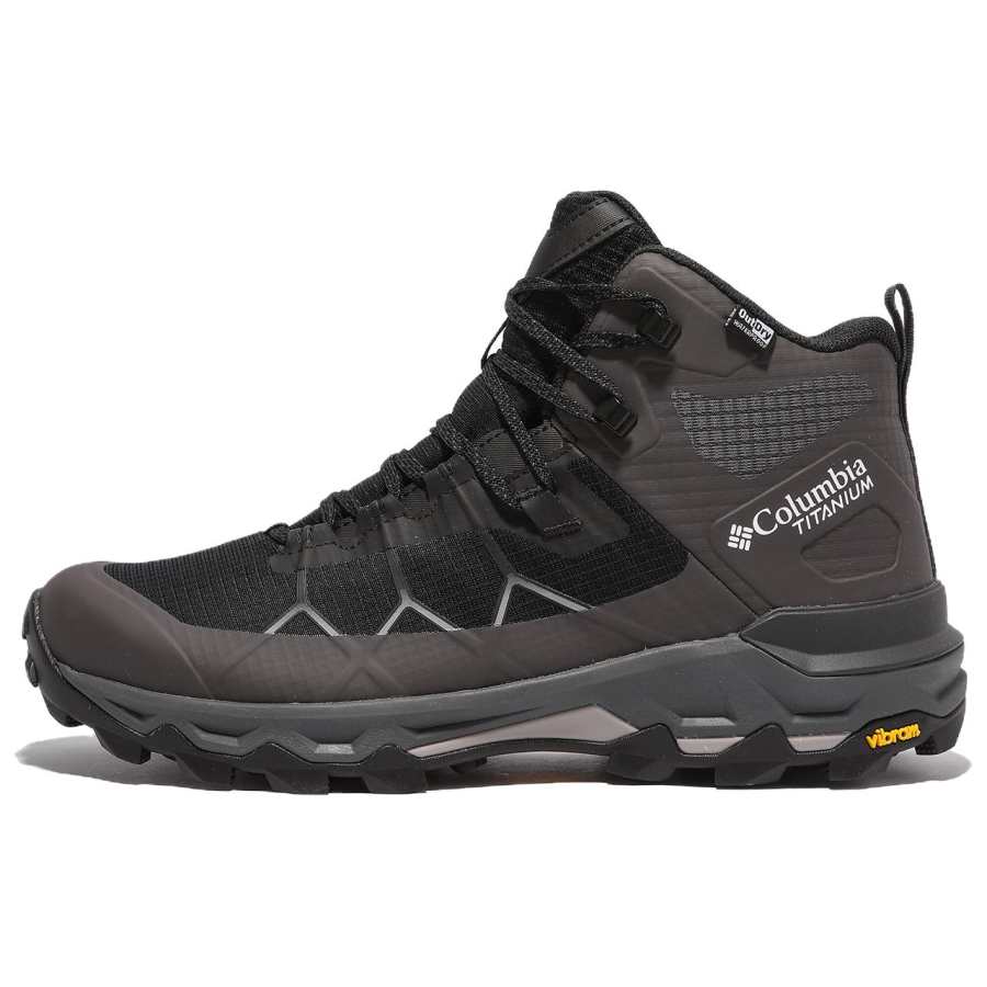Columbia Peakfreak Mountaineering & Hiking Shoes Men's Mid Top Black Brown