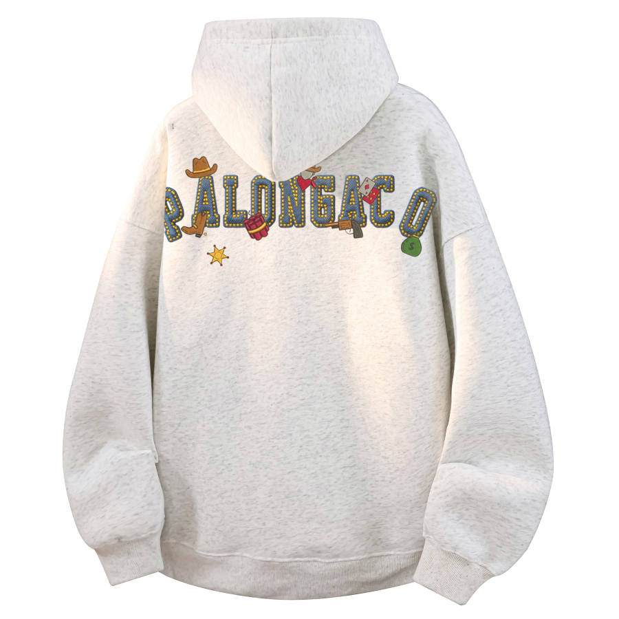 PAL ONGACO Sweatshirts Unisex Hooded Non Detachable Moderate Straight Fit