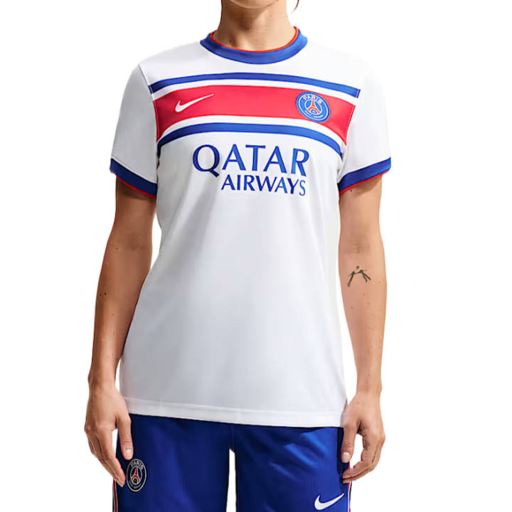 Nike Nike Dri FIT Soccer Jerseys Women's White/Old Royal/University Red/White Crew Neck