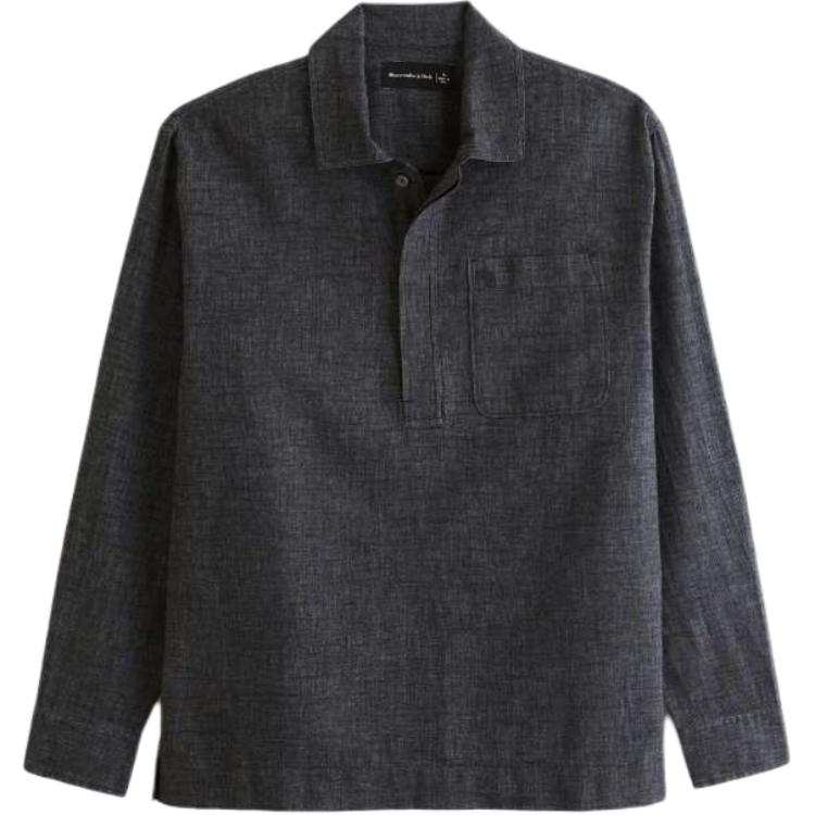 Abercrombie&Fitch Shirts Men's Black Moderate