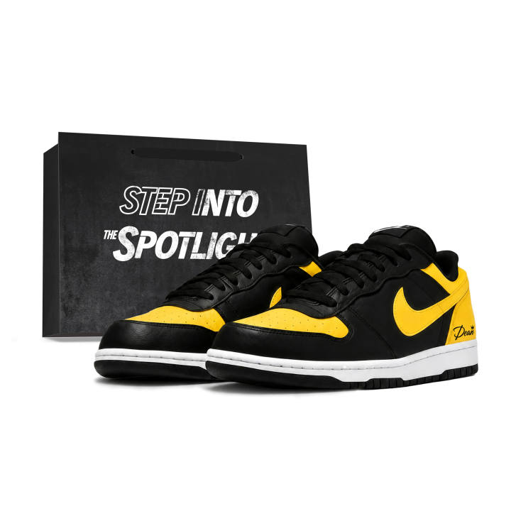 Nike Nike Big Skateboard Shoes Unisex Low Top Yellow