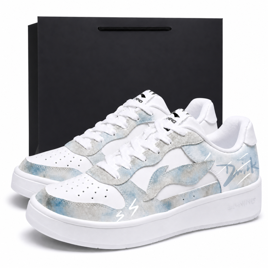Li-Ning Li Ning Floating Boat Skateboard Shoes Men's Low Top Blue