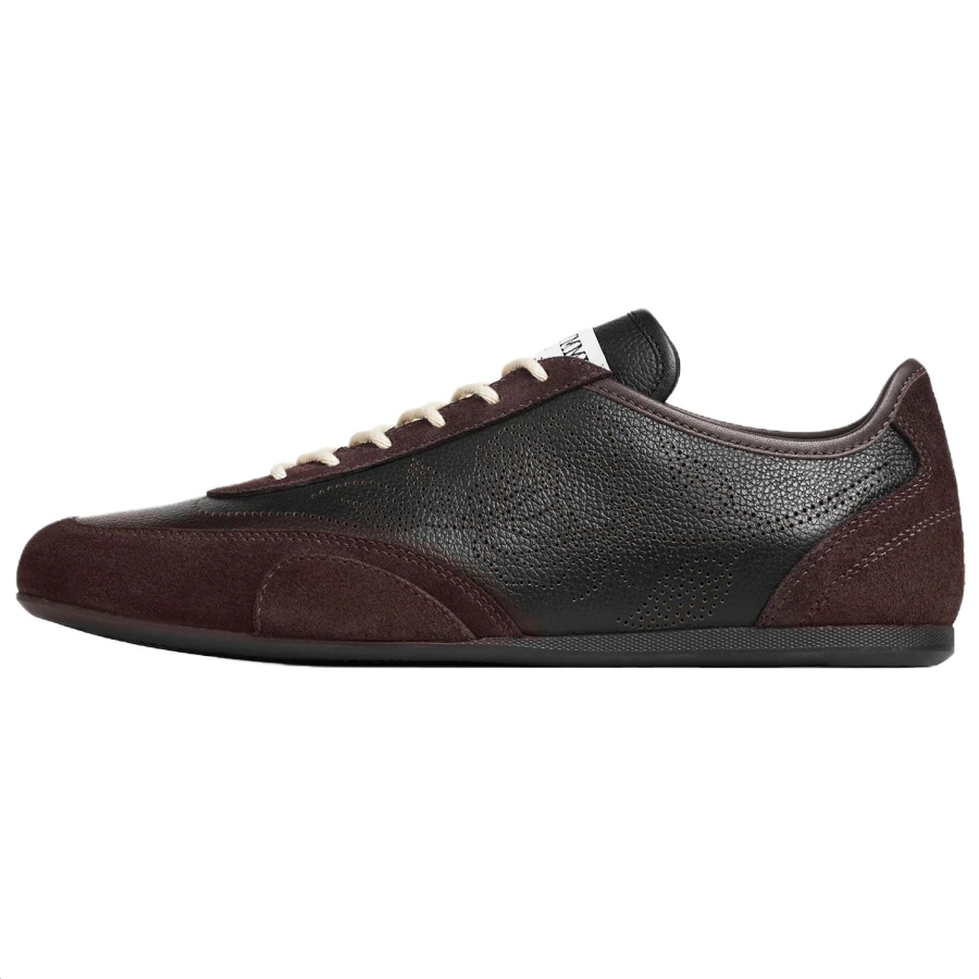 Jimmy Choo Casual Shoes Women's Low Top Black & Chocolate