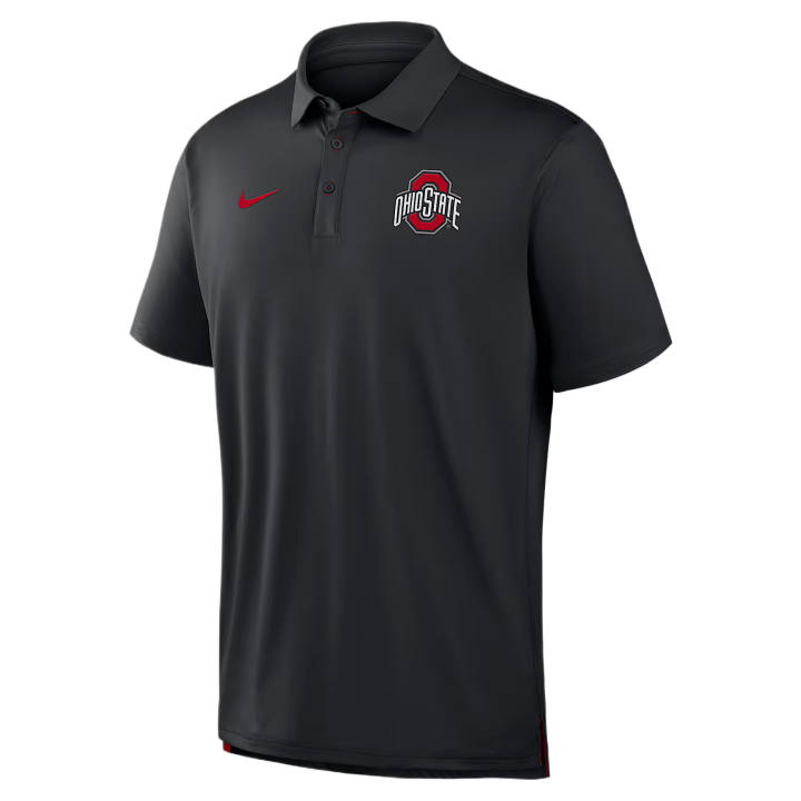 Nike Nike Polo Shirts Men's Black/University Red Polo Collar Moderate Straight Fit