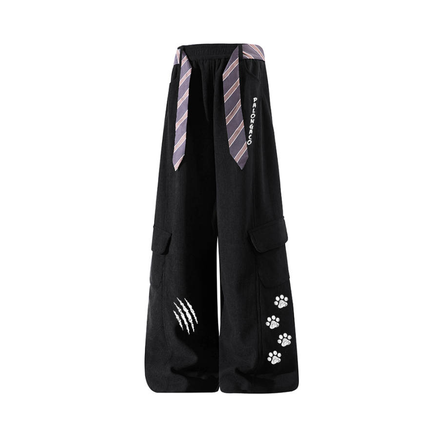 PAL ONGACO Casual Pants Men's Moderate Wide Leg Pants