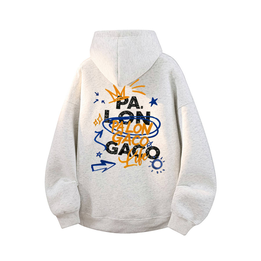 PAL ONGACO Sweatshirts Unisex Hooded Non Detachable Moderate Straight Fit